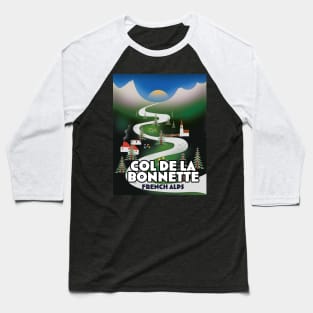 Col de la Bonette, france Baseball T-Shirt